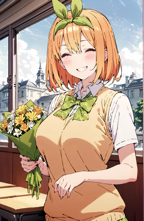 narrows her eyes,blush,smile,grinning,