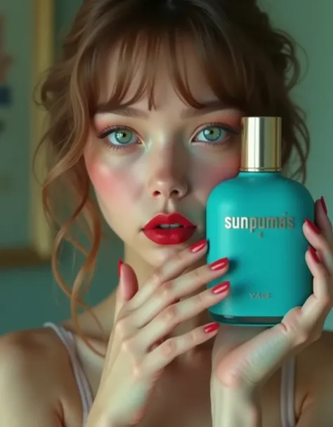 ((RAW Photo), Absurds, (Absurd Resolution)), ((Hyperrealism, Photorealistic)), (beautiful woman, fabulous hostess, 21 years old model), (realistic pupil, crystal clear light grey eyes), (make-up, red lips), (shiny hair, resting on her shoulders), (standing...