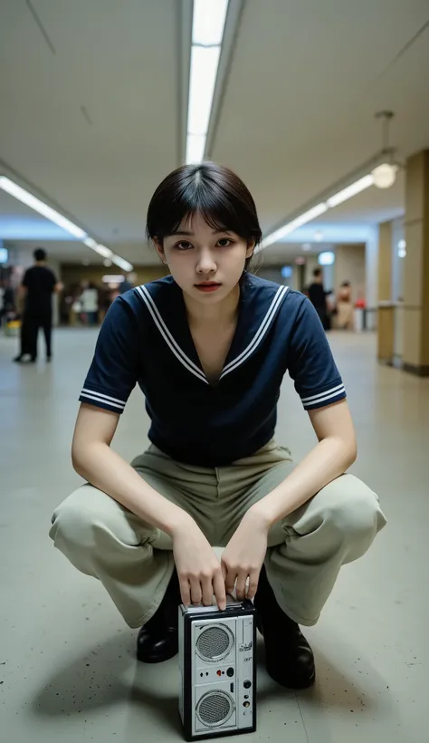 prompt
(Ultra short hair),1 woman,front view,((full body shot)),squatting,staring at camera,(best quality),masterpiece,(high res),8k,RAW,(ultra realistic),professional lighting, pan focus,(deep depth of field),insanely detailed,(golden ratio),perfect anat...