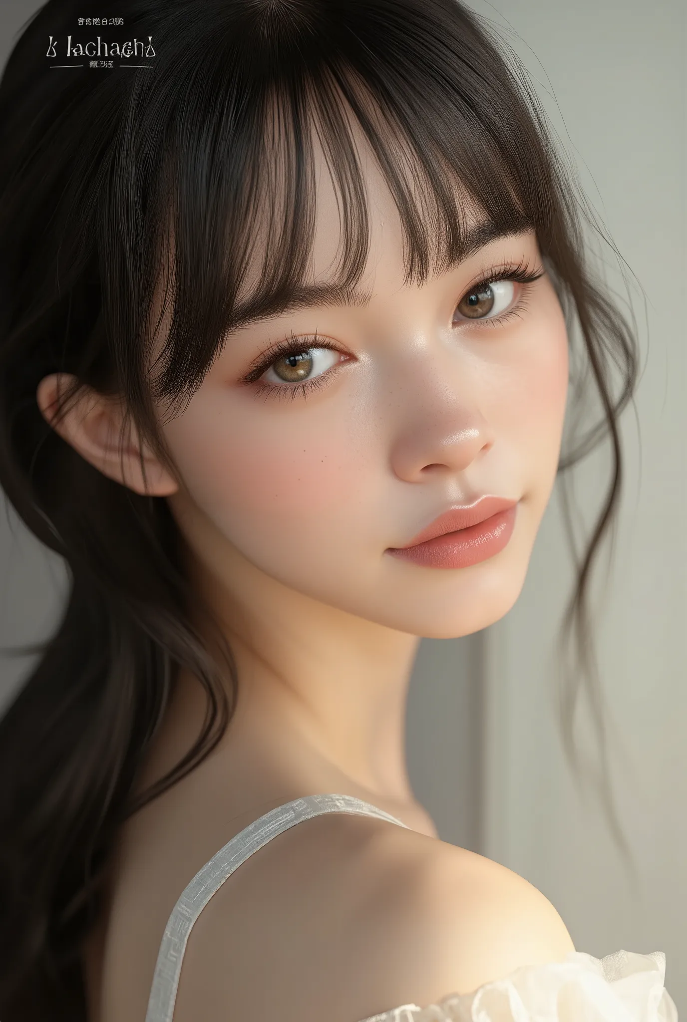 可愛いJapanese womanの写真, ((smile:1.78)), 20 years old, Oil, one length hair& hair straightening balm:1.55, (photo realistic:1.4), (hyper realistic:1.4), (realistic:1.3), ( smoother lighting :1.05), (Improved movie theater lighting quality :0.9), 32K, 1 pers...