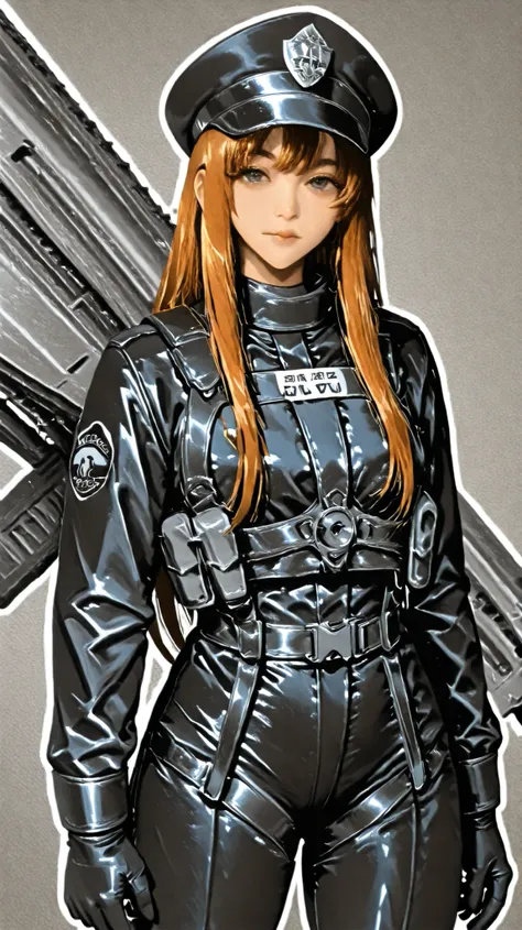 (great artistic illusrated, line and color art, Highest image quality, outstanding details, ultra-high resolution, realism), highly condensed 1 beautiful girl, with a delicate and beautiful face, ((cowboy shot)), (perfect proportion, a bit chubby:0.4), (we...