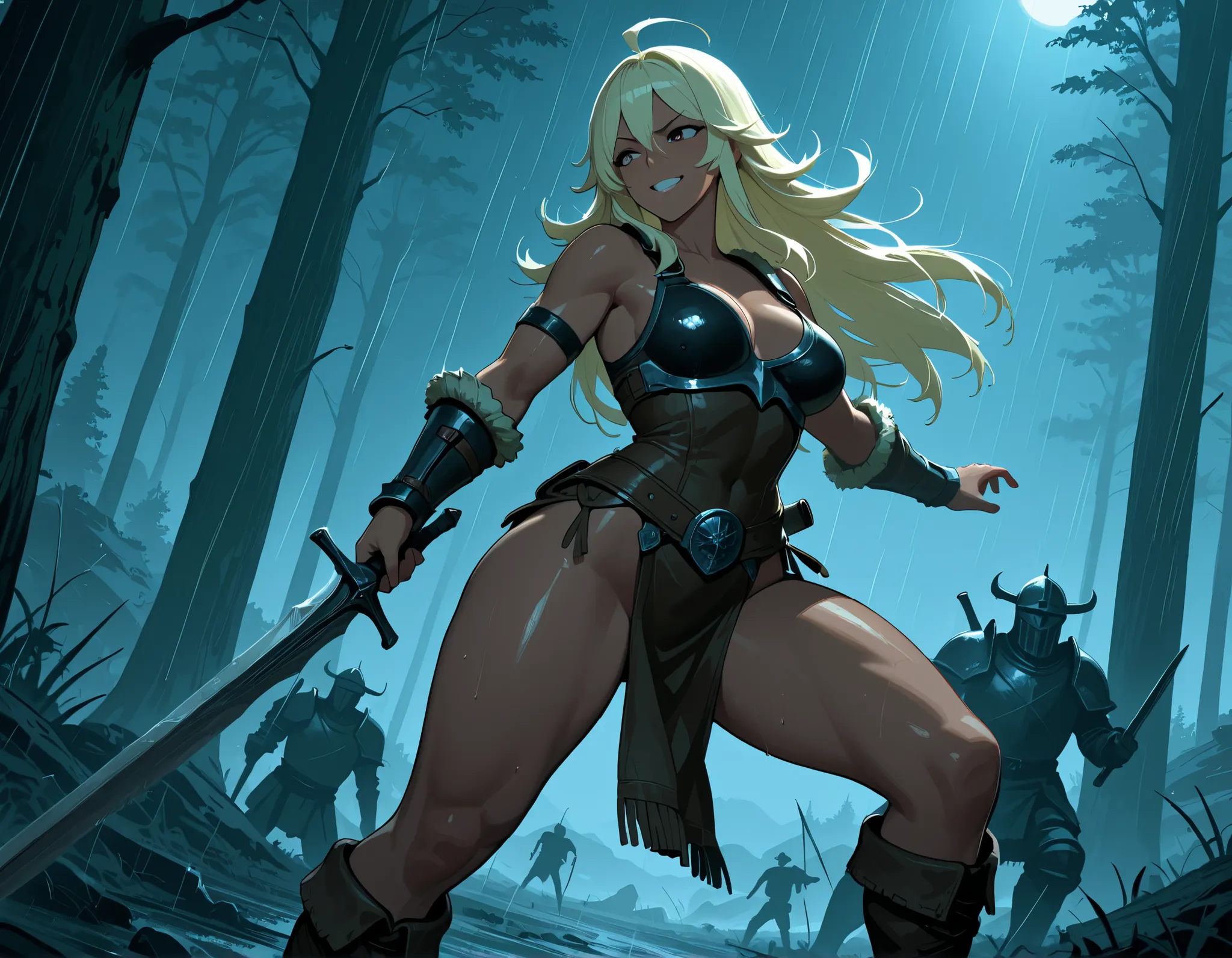 Takeda, {- anatomy error} , masterpiece, detailed, extremely detailed face, perfect lighting, perfect anatomy, perfect body, perfect hands, perfect fingers, detailed face, detailed eyes, anatomically correct, {1girl}: (mature female, dark skin, dark skinne...