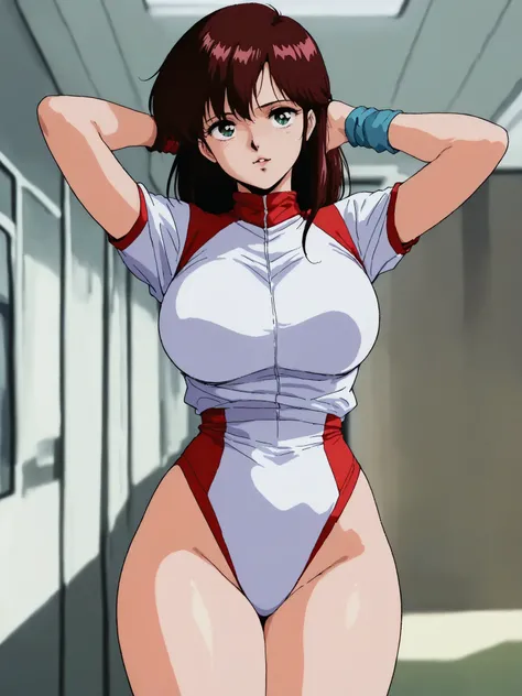score_9, score_8_up, score_7_up, masterpiece, source_anime,1girl,1980's anime style,curvy hips,curvy