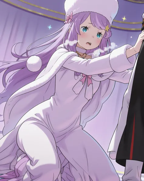 Re:zero anastasia hoshin, very embarrassed, the face is reddened, deep breathing,  open mouth, decorated with vivid white and black color scheme lines {x},  above the knee white socks, kneeling pose,  decorated with lines , dressed in a white wedding dress...