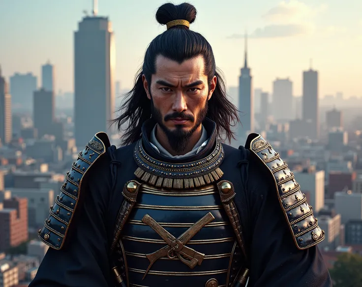 Tokyo in the background Oda Nobunaga