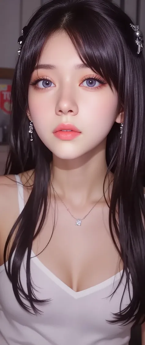 photorealistic,Realistic illustration in Modelshoot style,((masterpiece)),((The best quality)),((Ultra Quality)),((ultra detailed)),((1girl long white hair)),((Only)),((waifu:1.5)),Perfect anatomy,perfect hands,beautiful cuerpo,beautiful_method,ulzzang-650...