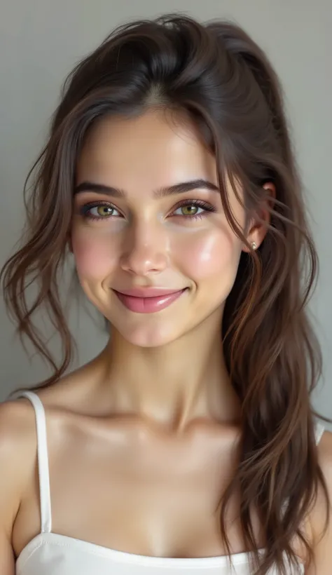 pony tail girl portrait