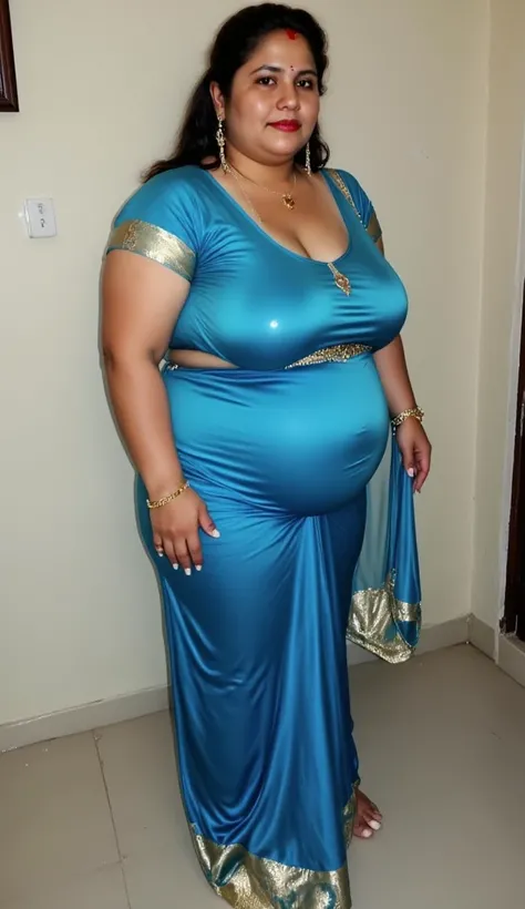 A very fat white Indian aunt wearing a blue polyester sari with a thick belly on one side with a tank top on one side and a blouse on the other
.  big belly   . Amira Tlass's abaya is a scandalous abaya with an invisible belly and a very fat and lustful body. A very fat and lustful Indian woman.   big belly  ة جدا وجسم ممتلئ . انطوائات بطنها واضحة    big belly  ة بشكل مفرط ومتدلية. . Her belly is big. She shows. Her belly proudly hangs over her pubic skin. The camera looks straight up, raising her back straight and bragging and her belly is very big 