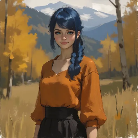 A very beautiful 22 year old a lady paladin warrior, beautifully detailed eyes, electric blue eyes, (beautiful and detailed candy pink lips, thin lips, slight shy smile), messy hair, (((long DeepSkyBlue hair))), hair braided on one side, ((full body view, ...