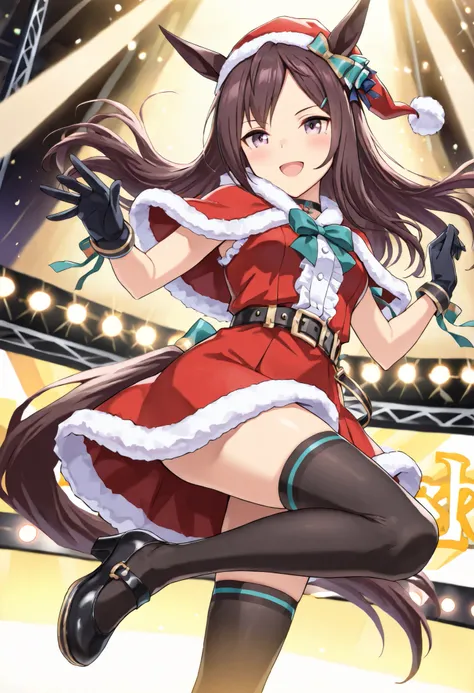 (masterpiece, best quality, perfect face:1.4), wide angle, mejiro dober \(umamusume\), 1girl, floating hair, horse ears, horse tail, tail on the lower back, proportional body, proportional, beautiful hair, beautiful face, beautiful detailed eyes, beautiful...