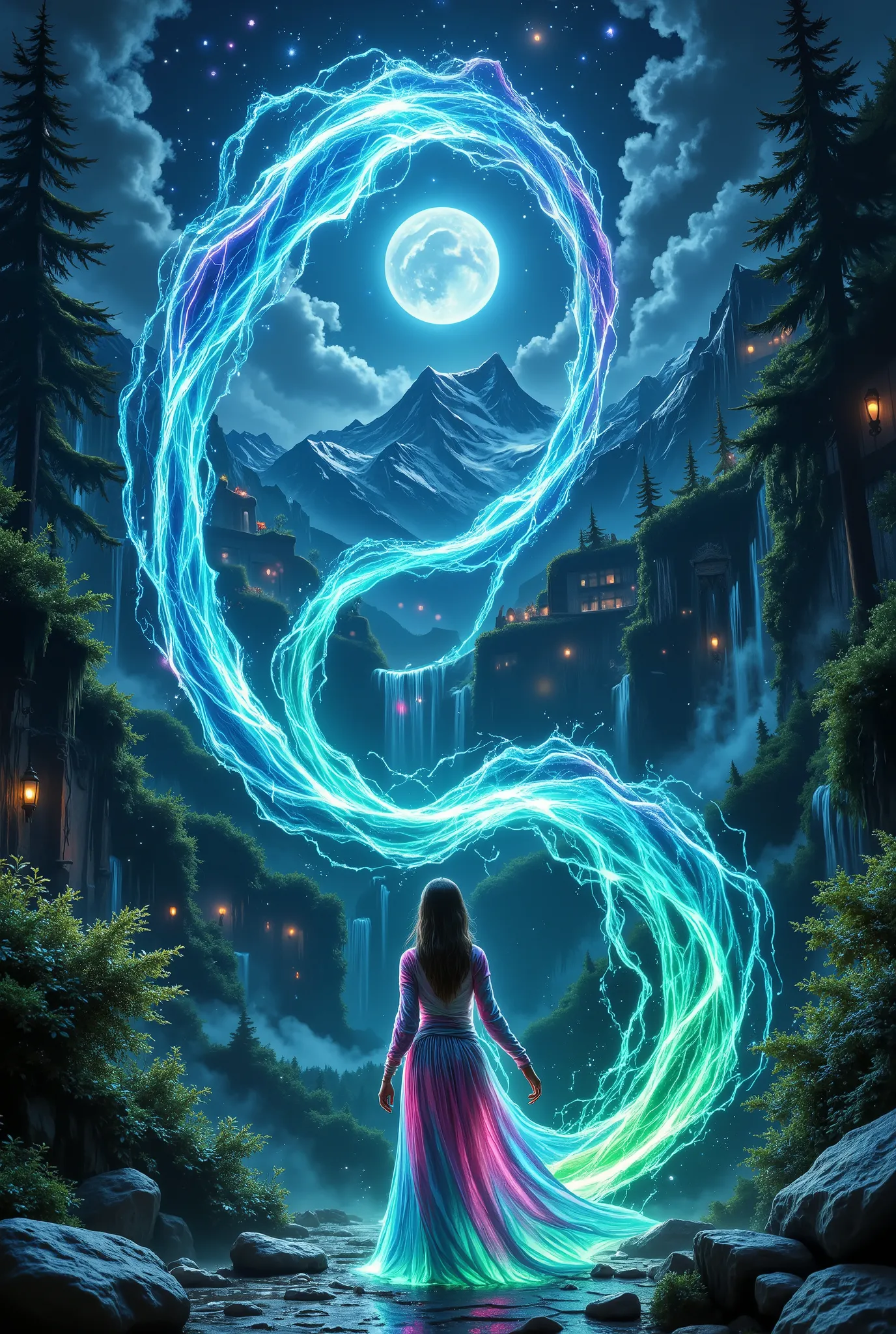Oil Painting and Gouache Style, Shine, gloss, clear outlines, beautiful colors, rich colors, Beautiful precise strokes of paint, A magical image that combines Creativity and Fantasy style, Painting A creation that amazes the imagination, Image of the Sorce...