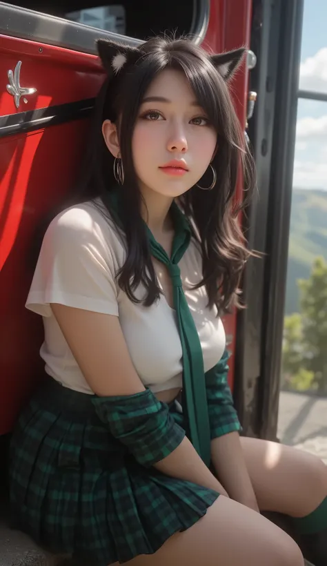 (full body shot:1) photorealistic image of a (sitting pose:1) ultrarealistic, semi realistic, cinematic lighting, masterpiece, (perfect lighting:1.4), expressive! Exposed, (((nsfw, uncensord))), source_photo, source_anime, 8k, highest definition, RAW photo...