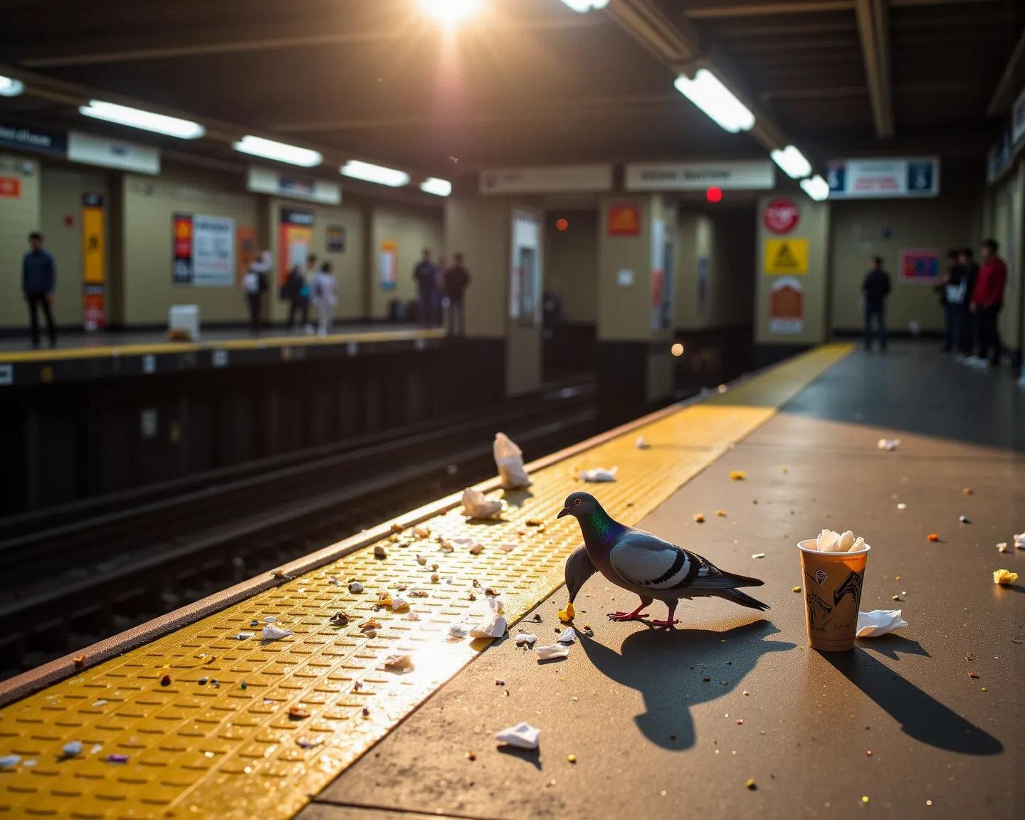 (0507 pt2) The Tale of a Two-Headed Pigeon (OR "subway stories")