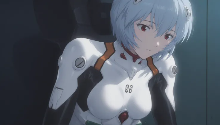 Ayanami Rei
Ayanami Rei、girl in black、short hair、white bodysuit、plug suit on background、pilot suit