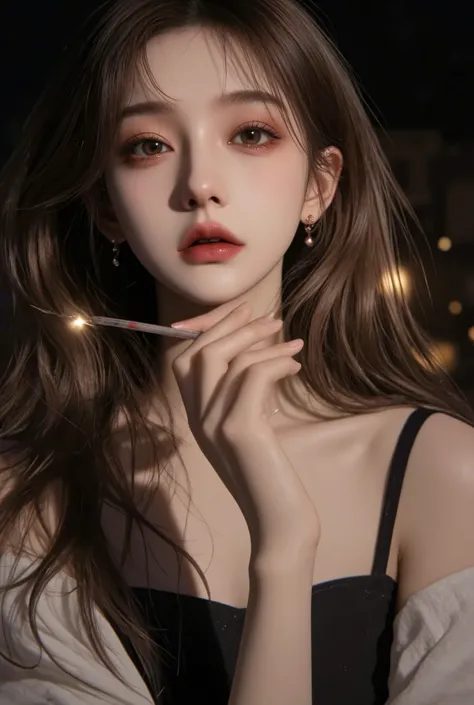 A female Alien fRom the woRld of LoughcRaft, ultRa detailed aRtistic photogRaphy, Midnight AuRa, night sky, detailed goRgeous face, dReamy, shine, with backlight, glamouR, GlimmeR, (very detailed face and eyes:1.2), (High-Resolution glowing Red eyes:1.4), ...