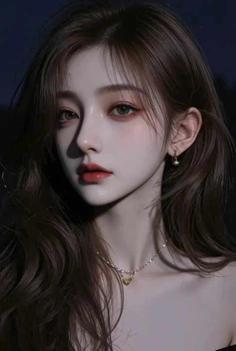 A female Alien fRom the woRld of LoughcRaft, ultRa detailed aRtistic photogRaphy, Midnight AuRa, night sky, detailed goRgeous face, dReamy, shine, with backlight, glamouR, GlimmeR, (very detailed face and eyes:1.2), (High-Resolution glowing Red eyes:1.4), ...