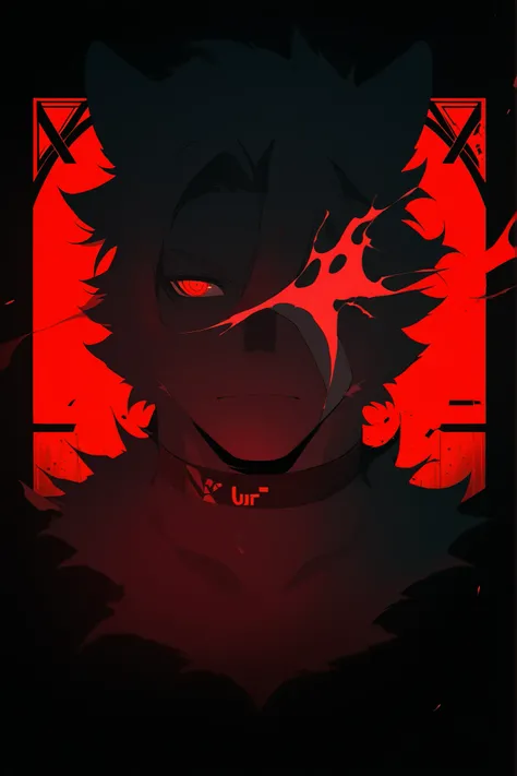 double exposure effect, full color, 8K Ultra HD, high contrast, wolf man , boy