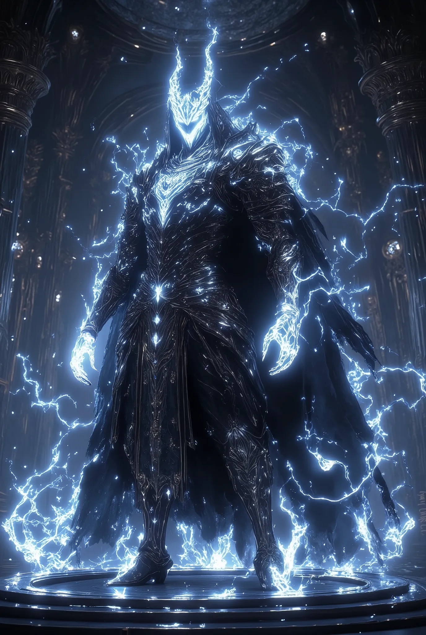 Creating Of Final Boss from Open Worlds Games : Dungeon Of Ice Hell, Beauty Evil Necromancer