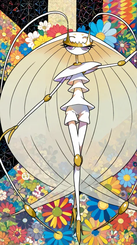 (Takashi MurakamiのFlowers:1.5), beautiful顔, feet,Highest Quality,tone mapping, sharp concentration in nude clothes, 非常にdetailsな,(Pheromosa),Highest Quality,beautiful,Pokemon,(Two fingers),(Clear Eyes),solo, details,8k,(slender:1.3),wallpaper,Jumping Kick,(...