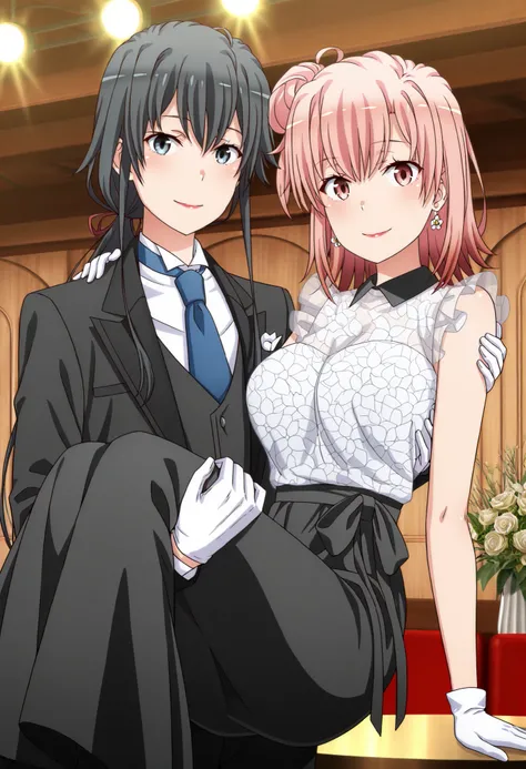 [princess carry:1.8](masterpiece, best quality, official style),ultra detailed,(newest),8k,texture,very aesthetic,(sharp focus),smooth,(unreal engine),realistic skin,anime face,cute round face,detailed eyes, BREAK smile,,,,in front,,,1girl, , standing yuki...