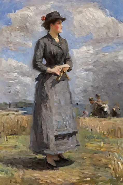 Woman Painting , impressionist paintings standing with many , many painting , many painted , by claude many , クロード・Monet , charles many , style of many , claude many) , Monet , Impressionist Paintings , ブランシュ・オシュデ・Monetによる , calude many style , s...