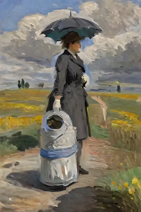 Woman Painting , standing with an umbrella , many painting , many painted , by claude many , クロード・Monet , charles many , style of many , claude many) , Monet , Impressionist Paintings , ブランシュ・オシュデ・Monetによる , calude many style , style of claude m...