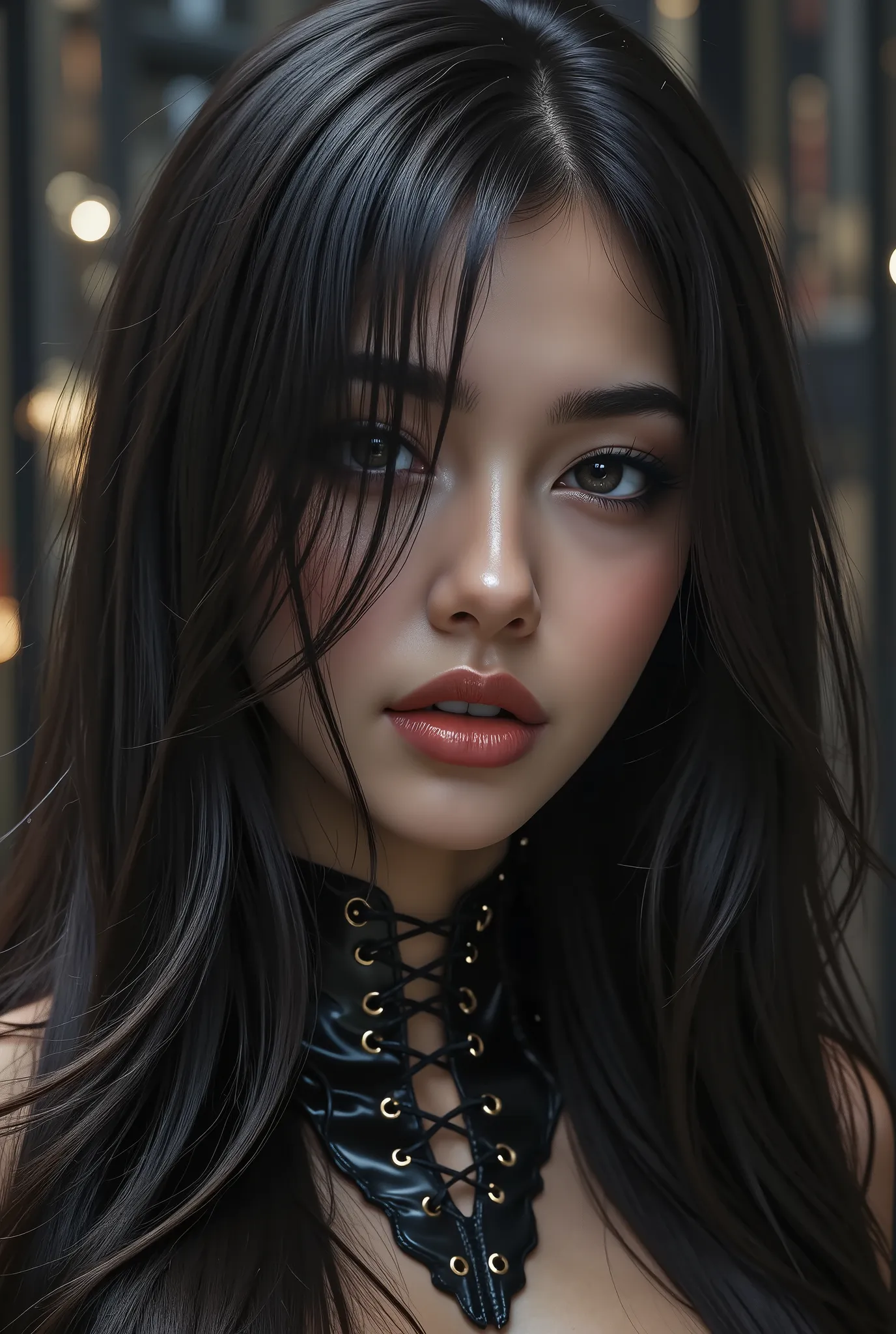 (photorealistic Realism 16K Quality), ultra-detailed, UHD, (ultra absurd quality, extremely detailed detail, hyper resolution, clear sharp focus, not blurry, Realistic black_eyes:1.35), (perfect dark_eyeshadows),Depth of field, cinematic light, Lens flare,...