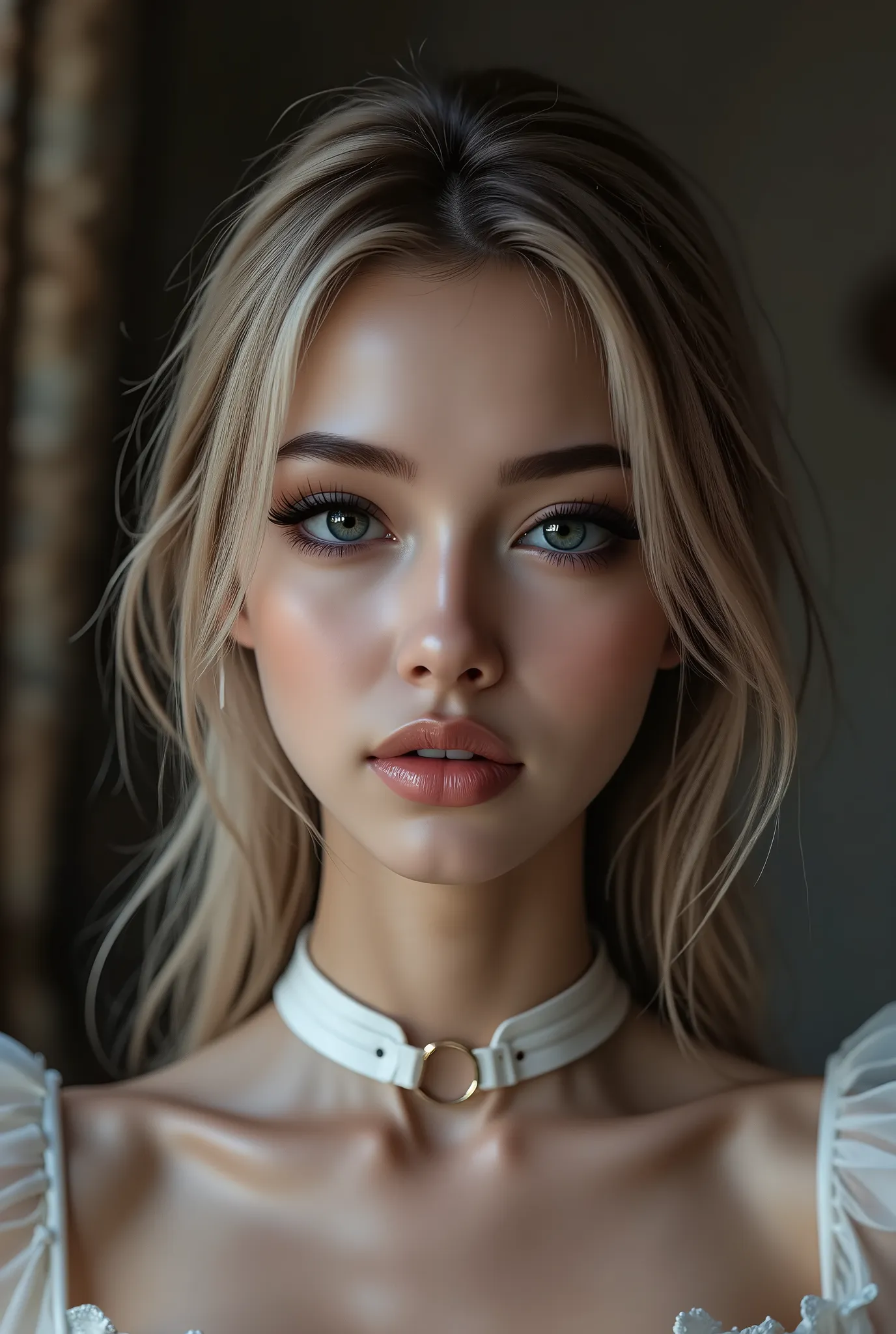 (photorealistic Realism 16K Quality), ultra-detailed, UHD, (ultra absurd quality, extremely detailed detail, hyper resolution, clear sharp focus, not blurry, Realistic black_eyes:1.35), (perfect dark_eyeshadows),Depth of field, cinematic light, Lens flare,...