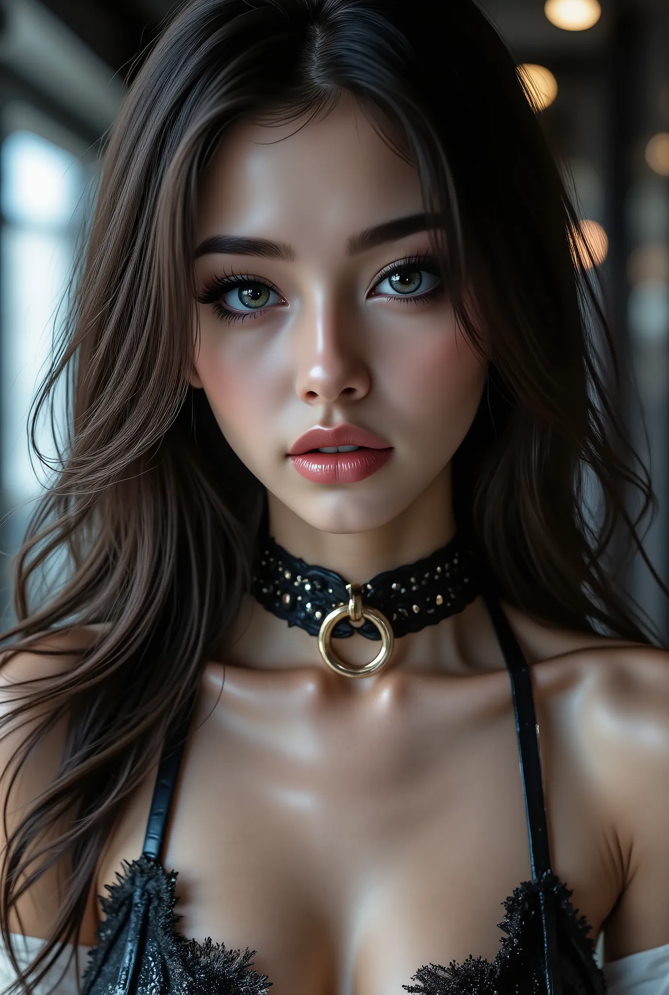 (photorealistic Realism 16K Quality), ultra-detailed, UHD, (ultra absurd quality, extremely detailed detail, hyper resolution, clear sharp focus, not blurry, Realistic black_eyes:1.35), (perfect dark_eyeshadows),Depth of field, cinematic light, Lens flare,...