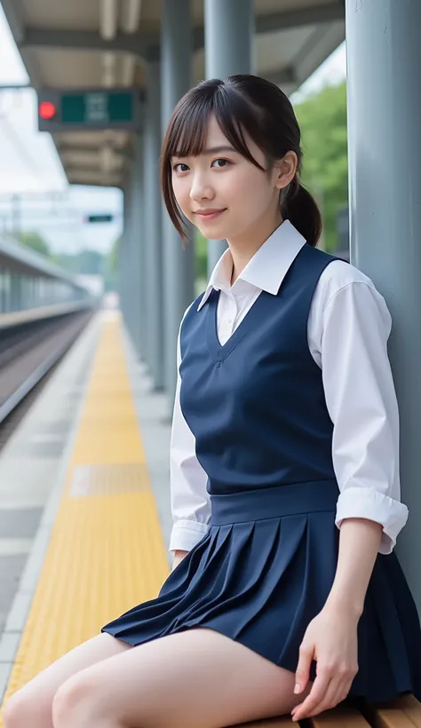 ((pictures))(((pictures撮影))) ,masterpiece, nsfw,8k,16k,
( 1 girl on break day,slender body, Flat chest, High chest,wide pelvis, small butt,curvy thighs )
( Japanese younger female, height 145 cm ,pale pale skin)
mocha latte-colored hair , shiny straight...