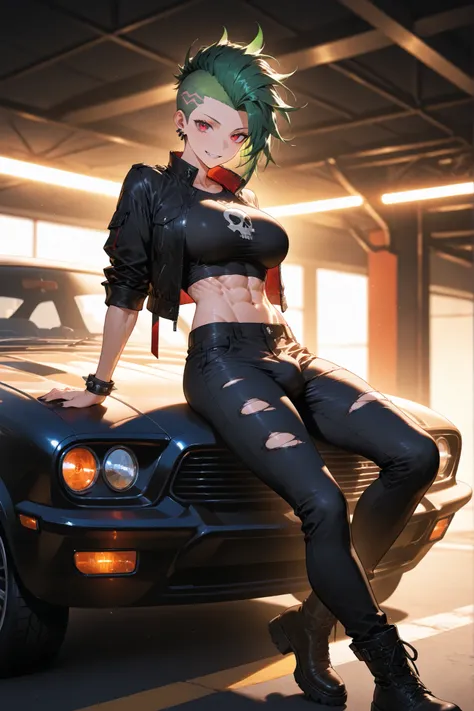 masterpiece,best quality,amazing quality,ultra-detailed,very aesthetic,sharp focus,depth of field,vibrant colors,ray tracing,best lighting,detailed illustration,detailed background,cinematic,beautiful face,(EyesHD:1.2),beautiful eyes,solo_futanari,green ha...