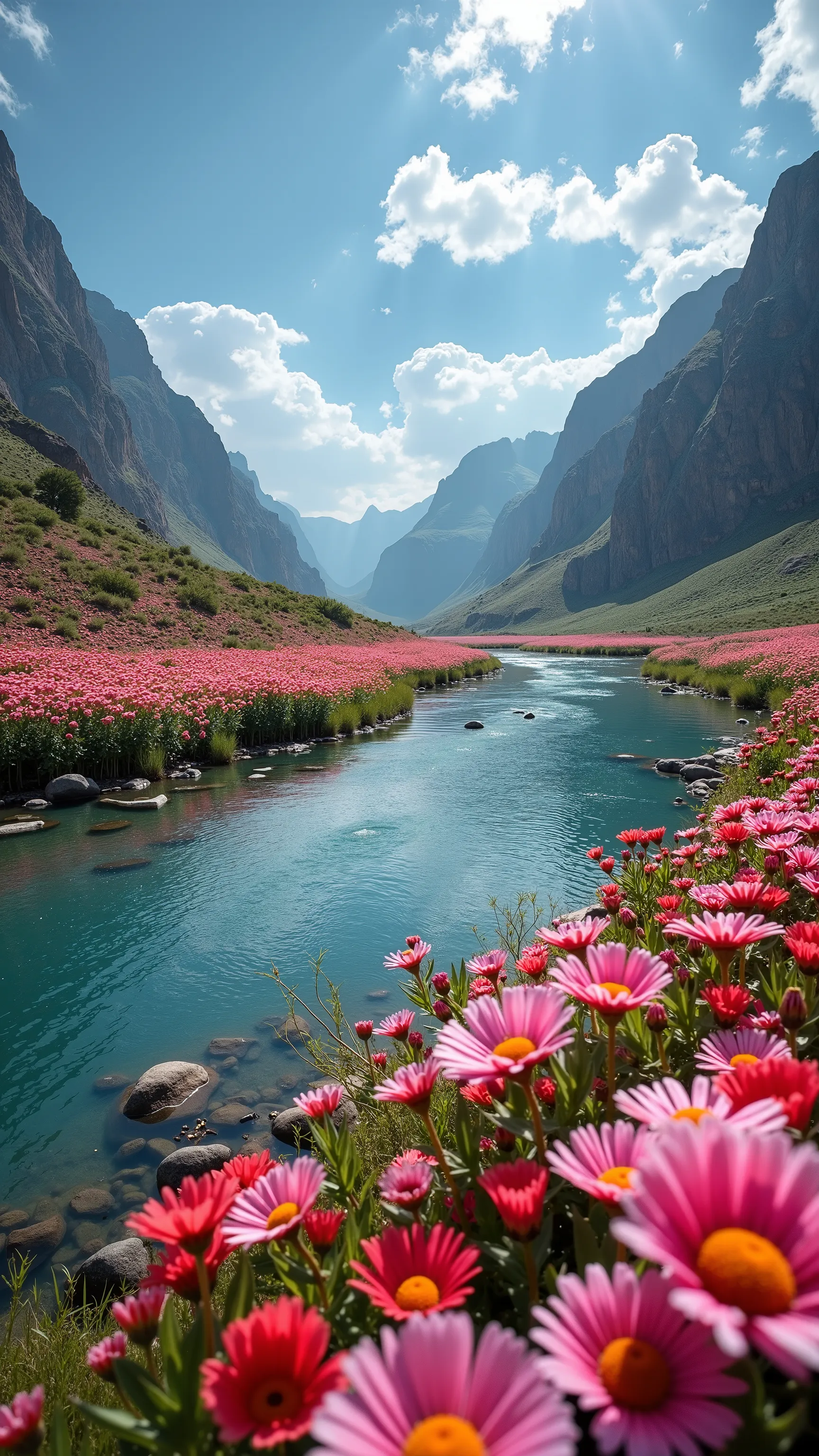  high image quality image では、 high image quality image 、(Extremely Impressive VecG Unity 8k wallpaper)、images of the Colorado river in flower season、Majestic Scenery 、Birds fly、Award Winning Photos、 in different colors、Inclusive 、high image quality、colorful flowers bloom profusely、Fish fly、Precise flower fields、Put the 、fascinating and harsh situations that have become a hot topic{x}、 Deep Valley 。