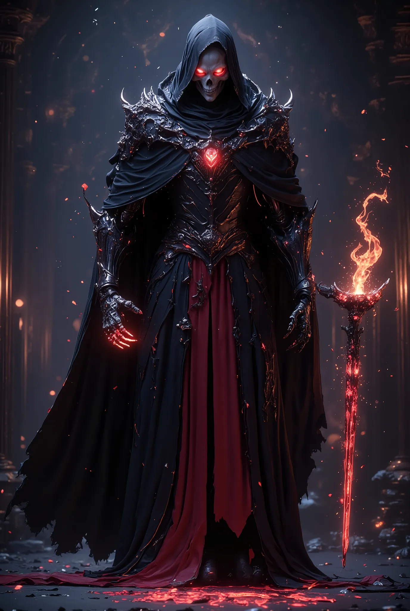 Evil Necromancer With Terrifying Power
