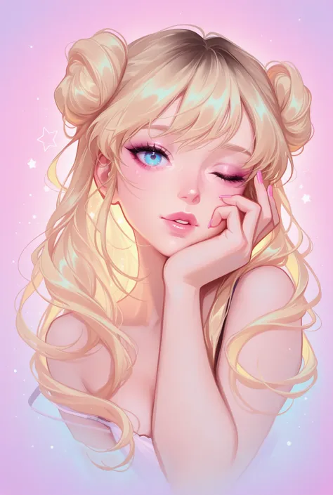 masterpiece, best quality, amazing quality, cyarin_style, melancholic atmosphere, soft pastel colors, expressive detailed eyes, delicate lineart, dynamic hair movement, gradient lighting, emotional depth, dreamy background, subtle shading, anime illustrati...