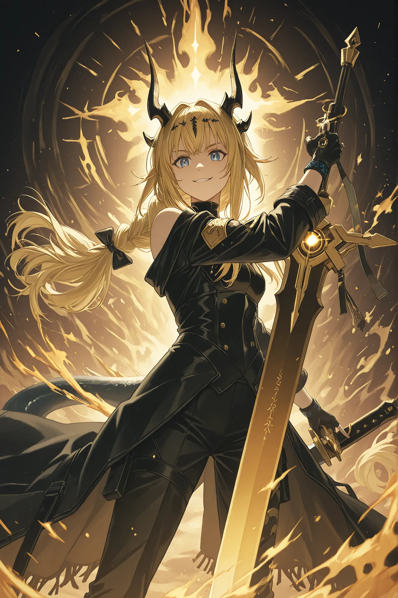 Solo, 1 menino, e baixo, small character , male character (Young boy), Rimutu Tempest's body, baixa idade, jovial, Short character , character 1 ,50 meters high, e baixo, Young character, personagem, body like Rimuru Tempest;
Cabelos Dorados, the chara...