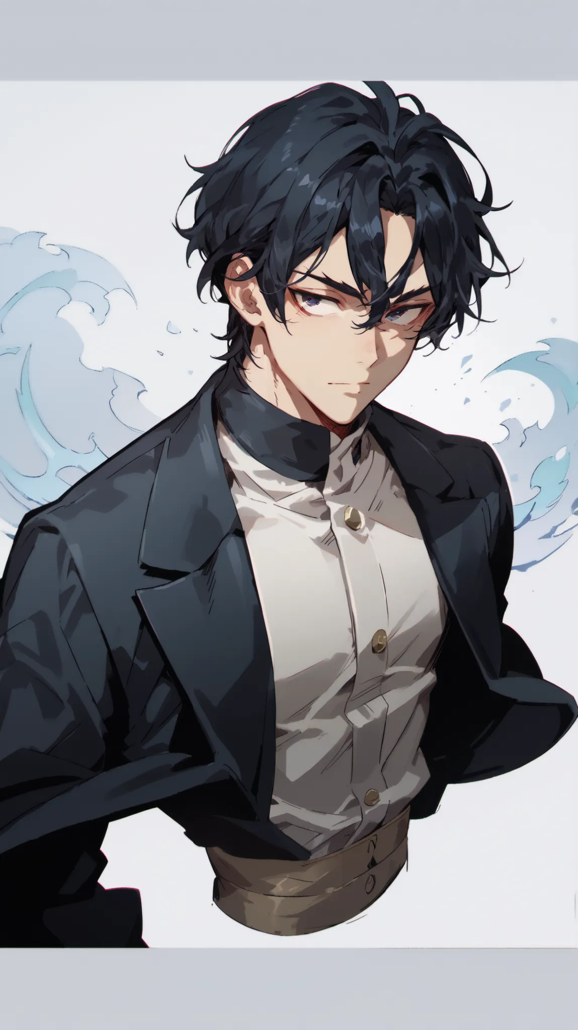 Change dark hair to dark eyes