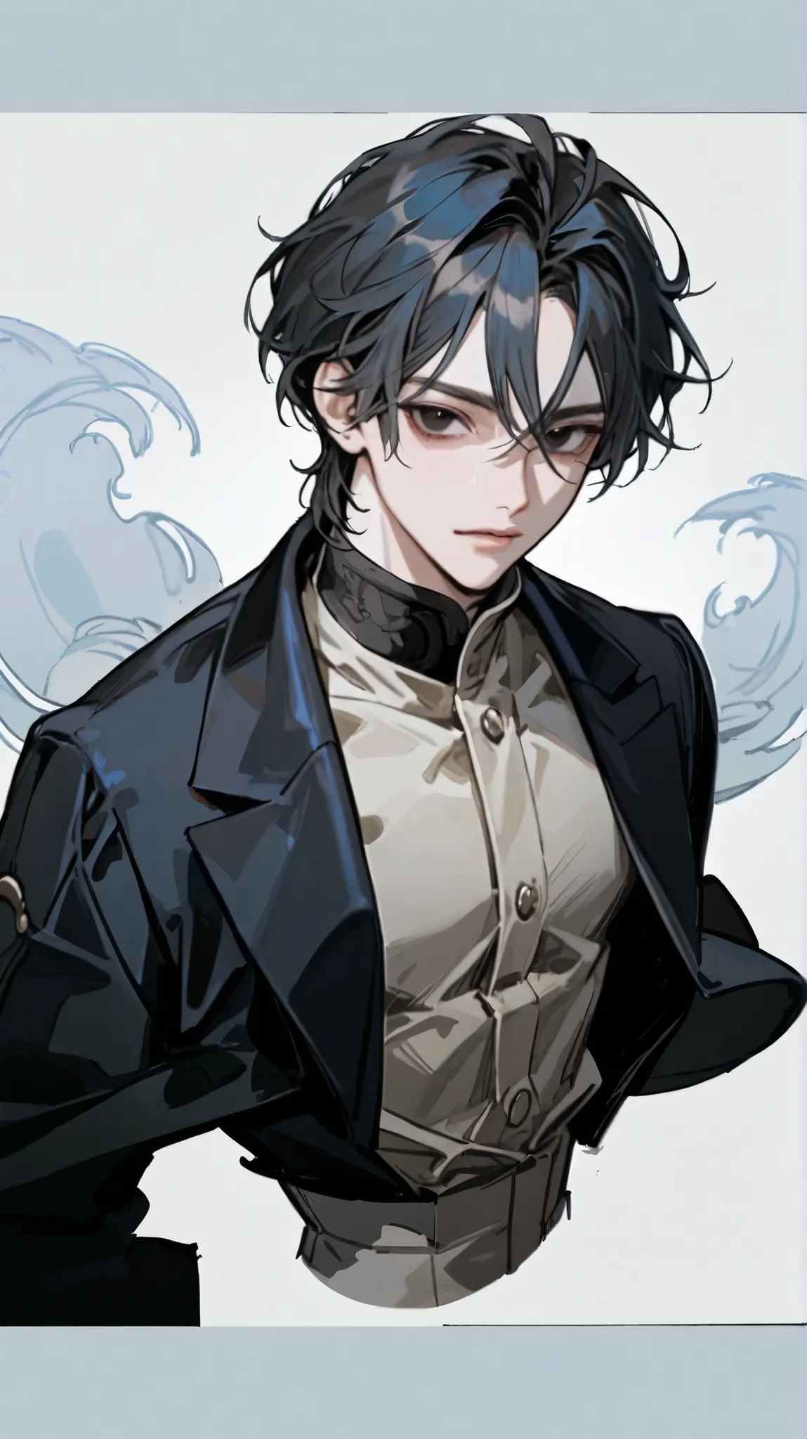 Change dark hair to dark eyes