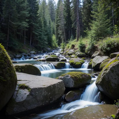 rock, complex structure, flowing, luster, reflection, sensation,