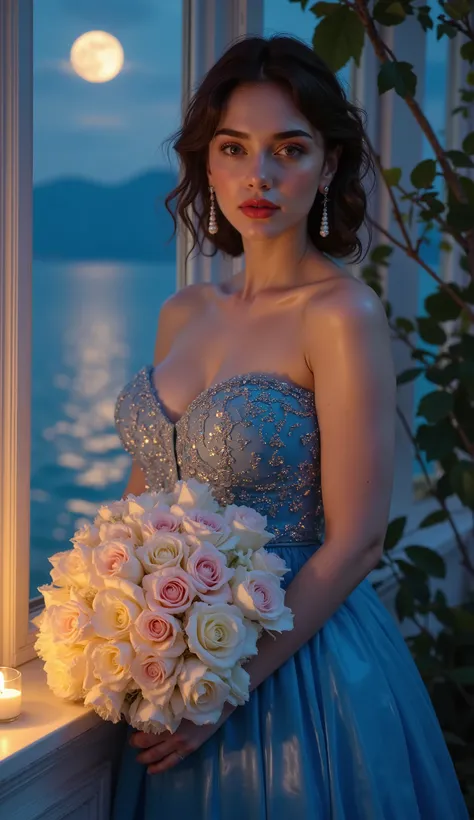 1 girl, depth of field, first-person view, f/1.8, 135mm, Nikon, UHD, retina, masterpiece, ccurate, anatomically correct, textured skin, super detail, high details, high quality, best quality, highres, 1080P, HD, 4K, 8k . A plump muscle woman in an elegant,...