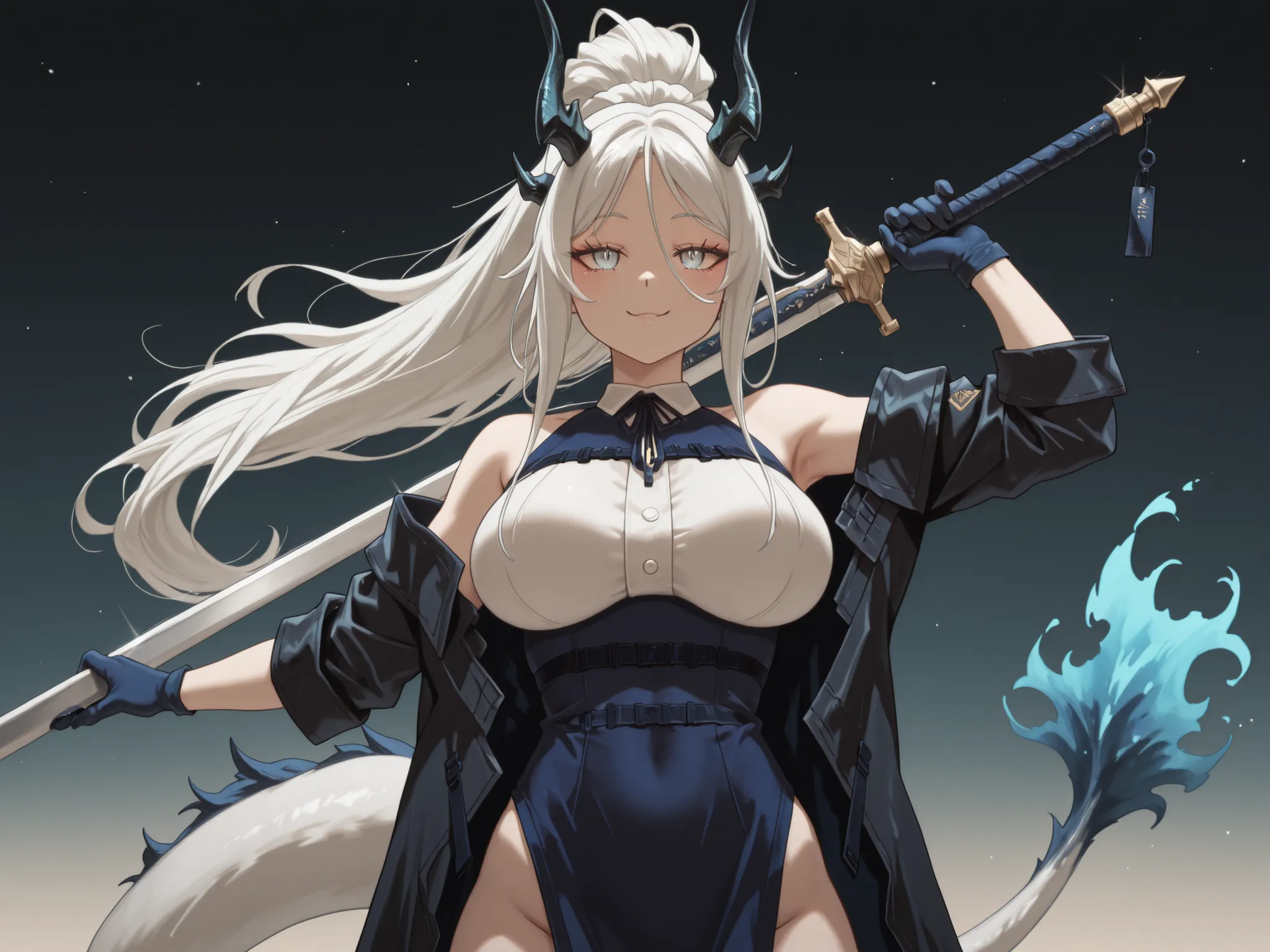 Sozinho, 1 menina, facing the viewer, white hair, hairstyle from Sylpha from "Tensei Shitara Dai Nana Ouji Dattanode", face de Sylpha de "Tensei Shitara Dai Nana Ouji Dattanode", Sylpha eyes from "Tensei Shitara Dai Nana Ouji Dattanode", Long FRINGE, Perfe...