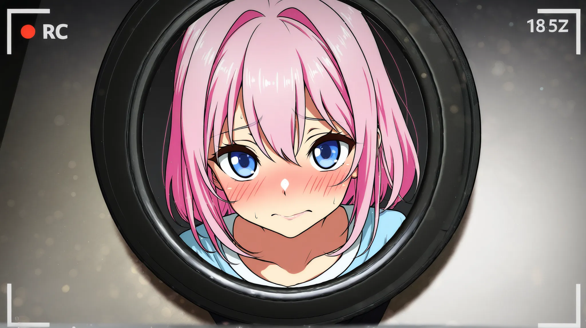 Extremely precise,masterpiece,Highest Quality,NSFW,Super expressive,one girl,Hentai,embarrassed expression,from before,The foot is M-shaped,pink hair color,4K,8K,high definition,Masterpiece,ultra detail,real,フォトreal,HDR,UHD,Studio Light,ultra fine paint,sh...