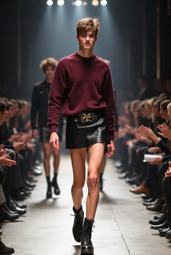 Miniskirt boys.