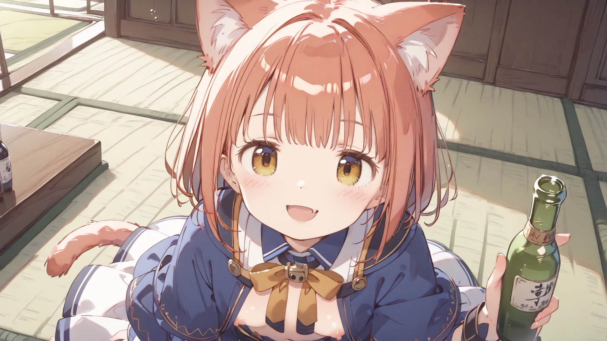 
high image quality、High Quality、8ｋ、4ｋ、Young girl、Juvenile body、 immature body、 lori、 lori体形、 small 、Nipples are visible、I can see my crotch、pretty nipples、Beautiful crotch、witch costume、着崩れたwitch costume、Half naked、Japanese、Japanese-style room、on tatami m...
