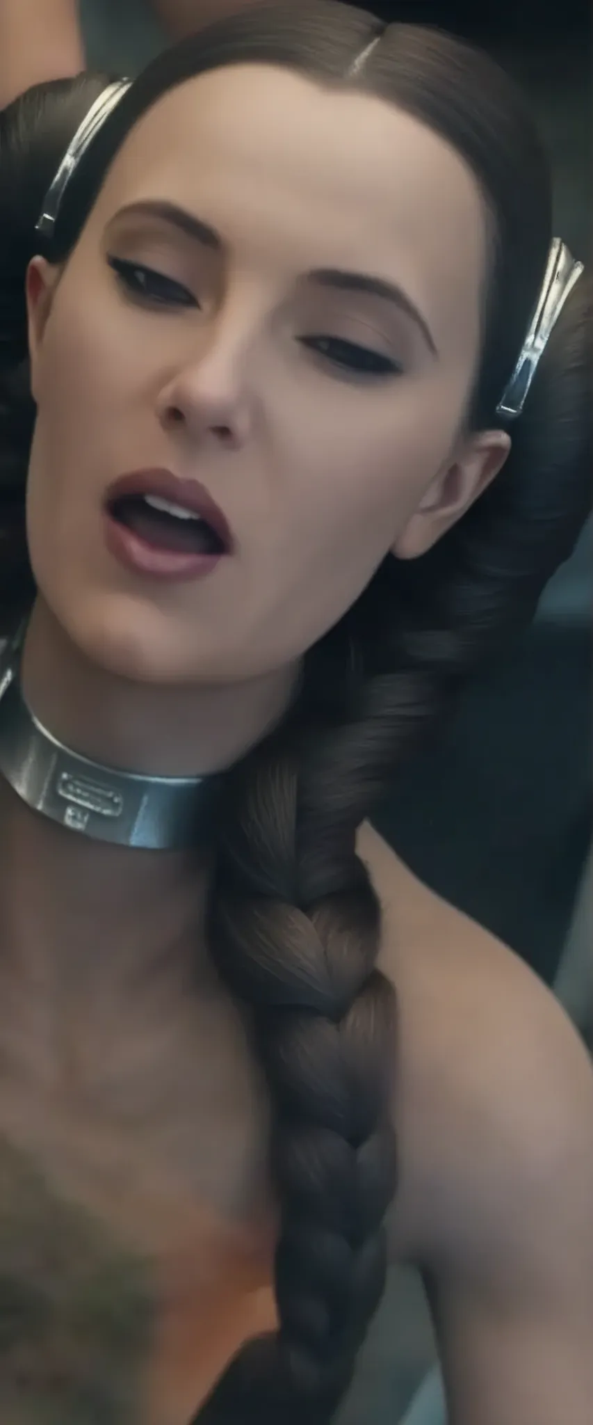 Princess Leia in Galactic_porn_photo_shoot at alien_dungeon,rating_explicit