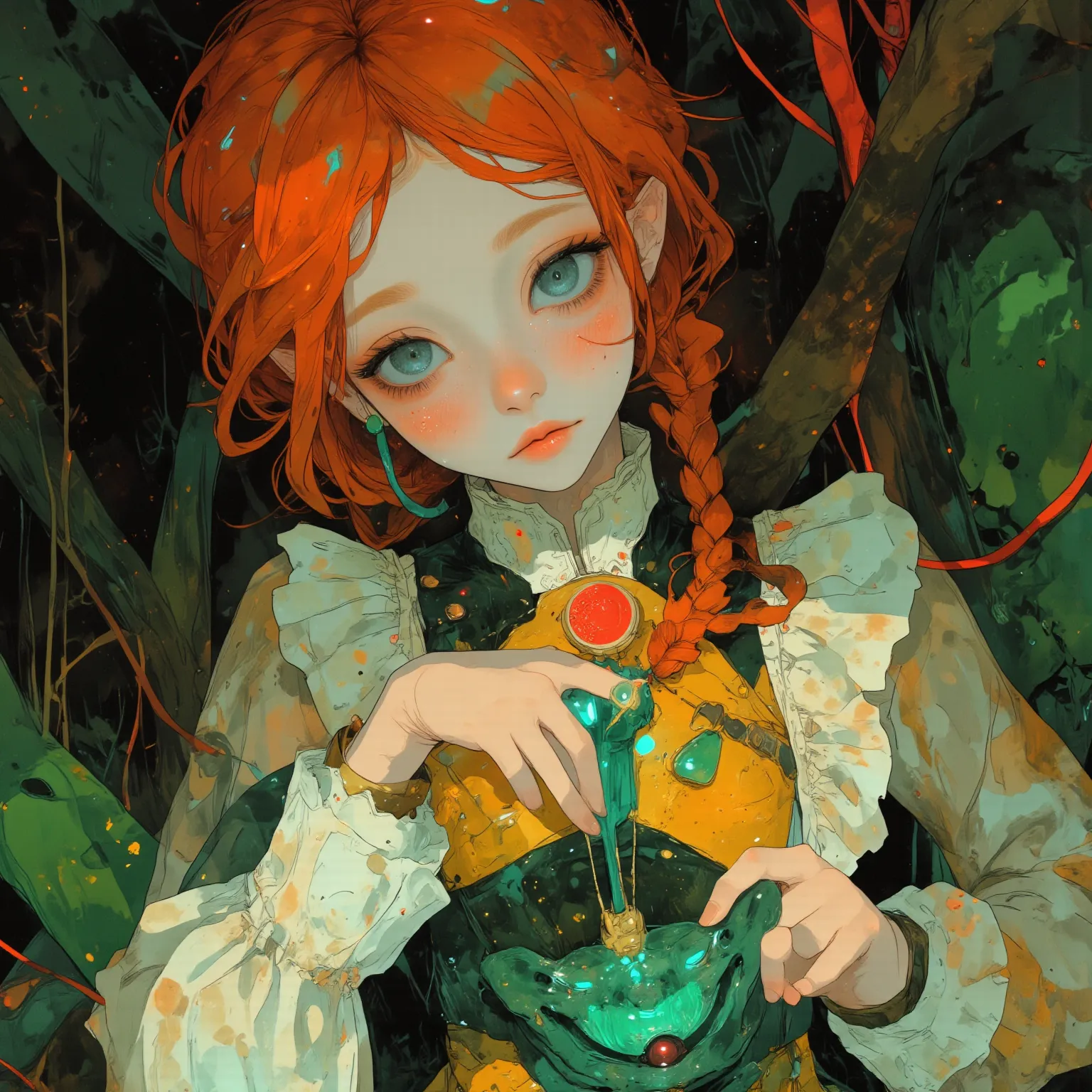 緑陰の少女