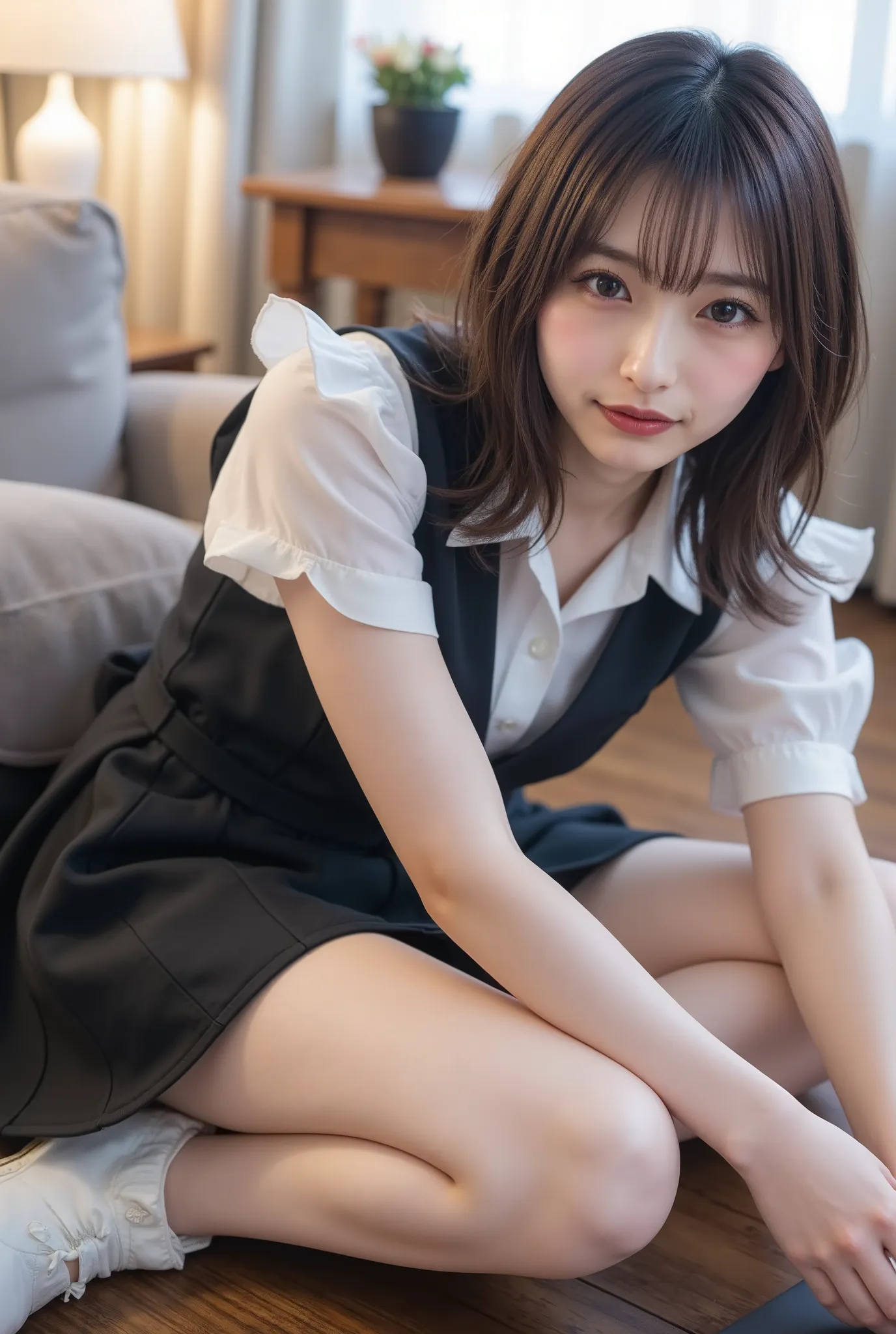(Highest Quality、8k、best image quality、超A high resolution:1.5, (photorealistic:1.4),masterpiece:1.2,(top-quality:1.4)、Raw photo)、woman working in an office、suits、OL、(highlight your body line:1.1)、Portrait of a beautiful classy woman、THE MOST ELEGANT AND C...