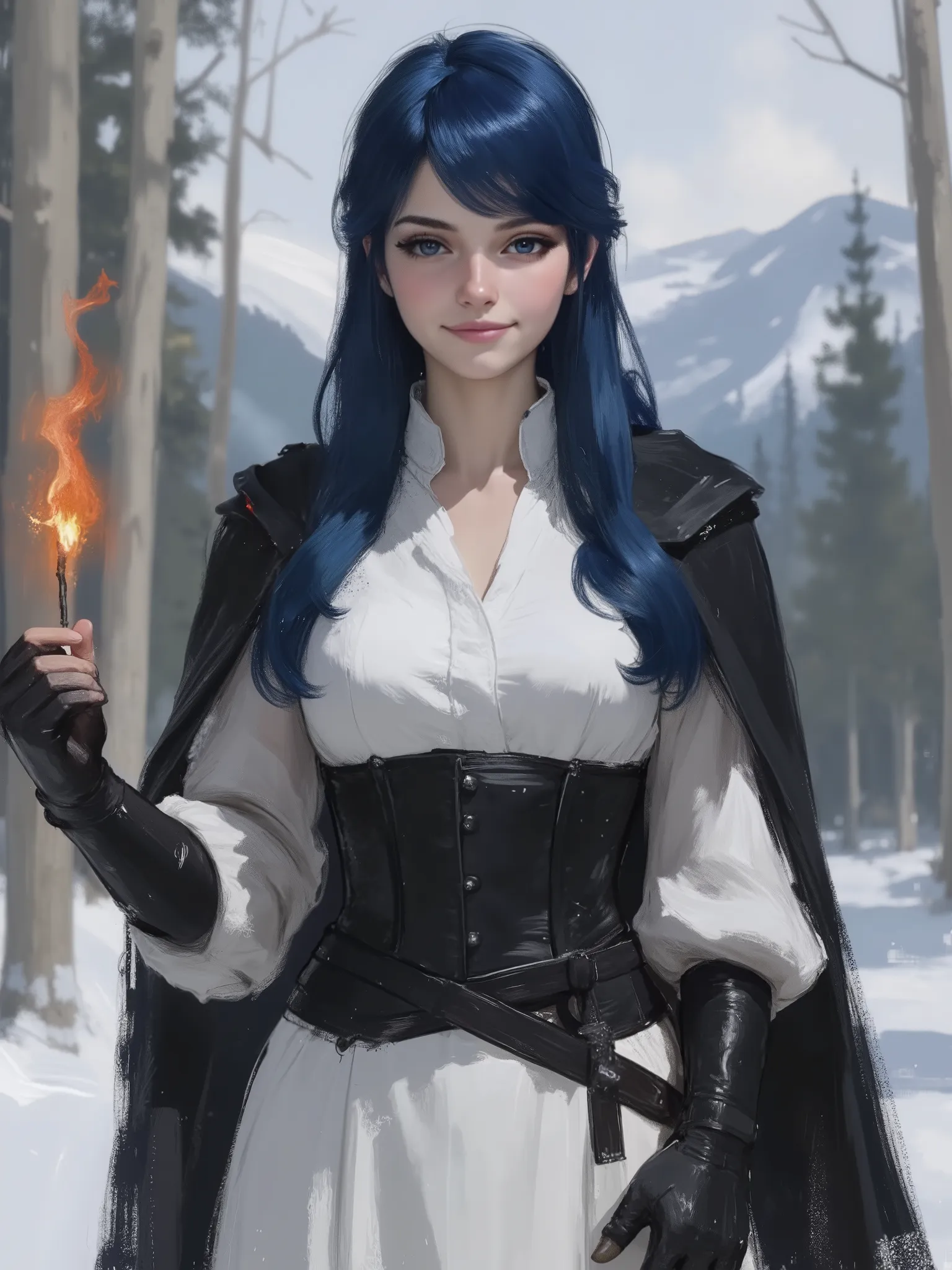 A very beautiful 22 year old a lady paladin warrior, beautifully detailed eyes, (((DeepSkyBlue eyes: 1.5))), (beautiful and detailed candy pink lips, thin lips, slight shy smile), (((long DeepSkyBlue hair, shiny hair, ))), ((full body view, dynamic pose, s...