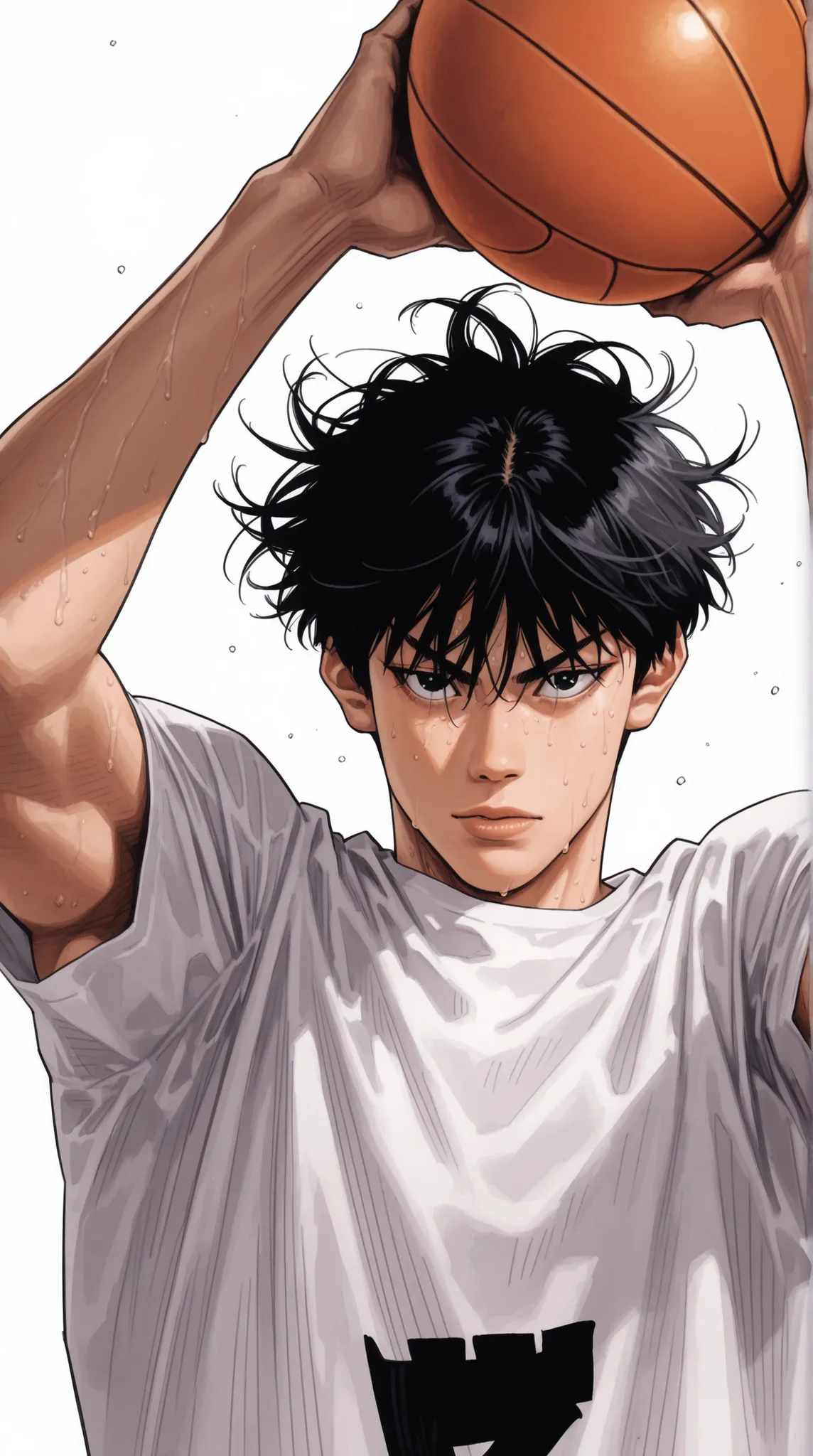 (yoneyama mai:0.8)，(watercolor art)，realistic,(anime lines:0.7),
materpiece,amazing quality, high quality,best quality, very awa,  highres, absurdres,uncensored,very aesthetic, gritty aesthetic, hand-drawn, manga, dynamic shading, textured hair, visible pe...