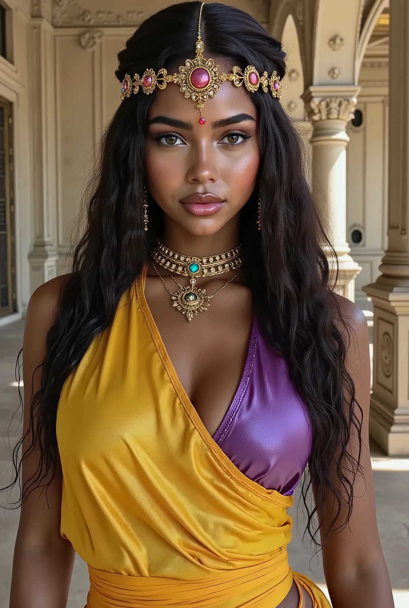 Princess Arianne Martell, game of thrones, Westeros, bi-racial woman, House Martell, Dorne. Arianne is buxom and beautiful, with olive skin, large golden eyes and long, thick black hair that falls in ringlets to the middle of her back. She has full lips, ...