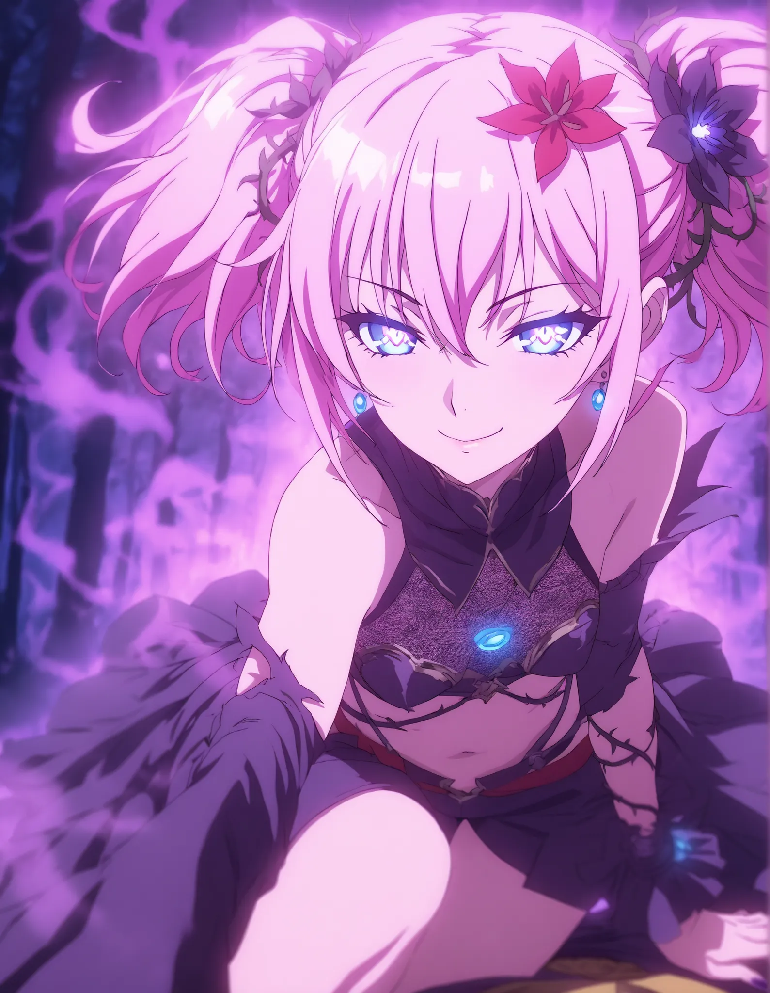 (EyesHD:1.2), masterpiece, best quality, ultra-detailed, very aesthetic, sharp focus, depth of field, vibrant colors, ray tracing, best lighting, detailed illustration, cinematic, beautiful face, beautiful eyes, (anime coloring:1.5), 1girl,  backless dress...